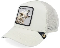 Trucker-Goorin Bros. Howling In Harmony Grey A-Frame Trucker -