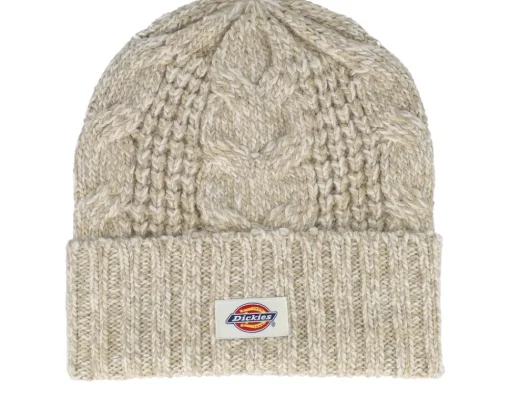 Cuff Beanies-Dickies Hoxie Beanie Whitecap Gray Cuff - Beige