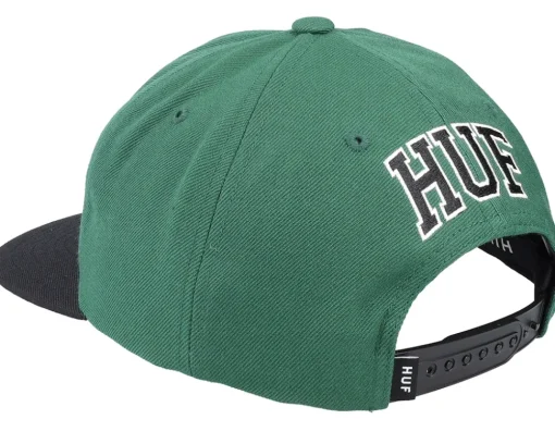 Snapback-HUF Star Dark Green Snapback -