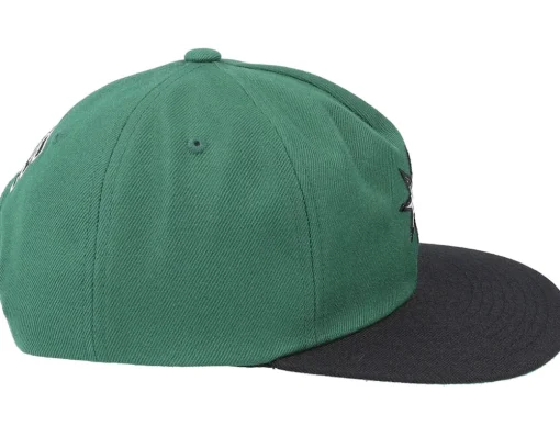 Snapback-HUF Star Dark Green Snapback -