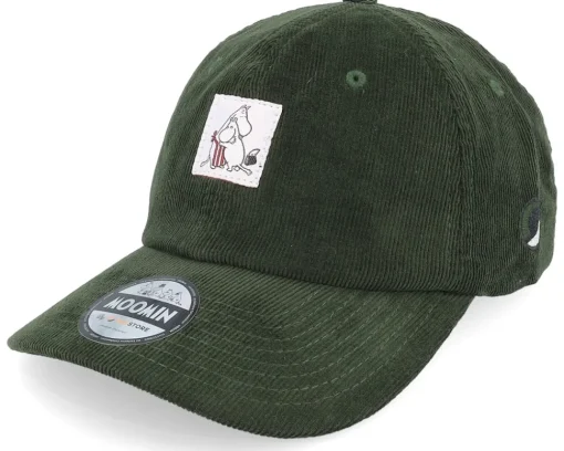 Sale Moomin Hug Olive Cord Dad Cap - Green