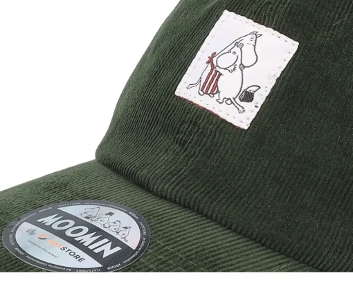 Sale Moomin Hug Olive Cord Dad Cap - Green