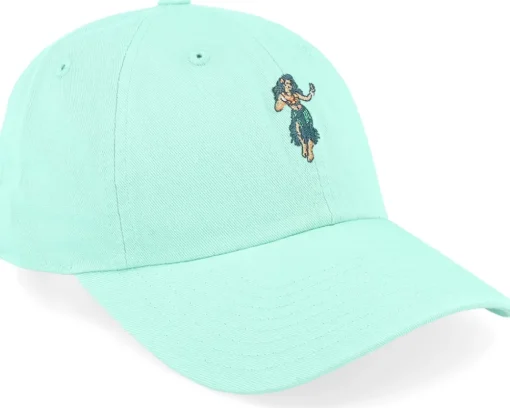 Best American Needle Hula Micro Slouch Seafoam Dad Cap -