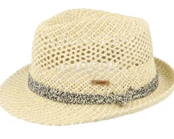 Trilby Hats-Barts Hydrang Hat Wheat Trilby Straw Hat -