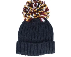 New Beechfield Hygge Beanie French Navy Pom -