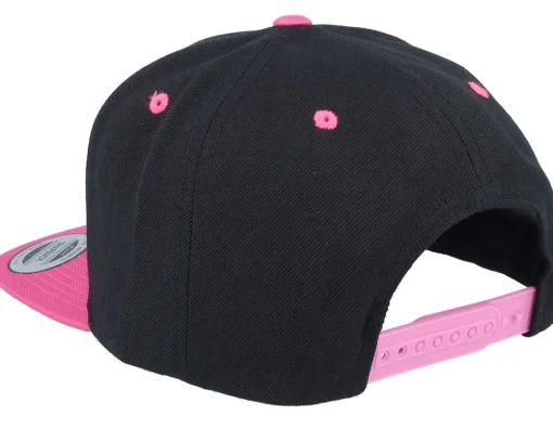 Snapback-Unicorns I Love Black/Neon Pink Snapback -