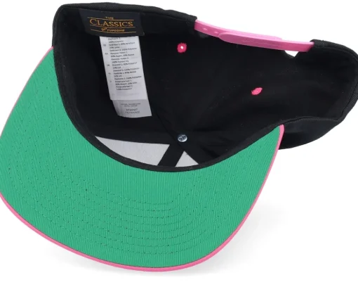 Snapback-Unicorns I Love Black/Neon Pink Snapback -