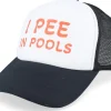 Trucker-Iconic I Pee In Pools Foam Black/White Trucker - Black, White