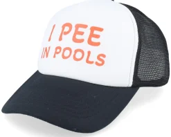 Trucker-Iconic I Pee In Pools Foam Black/White Trucker - Black, White
