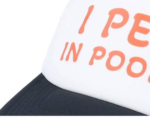 Trucker-Iconic I Pee In Pools Foam Black/White Trucker - Black, White