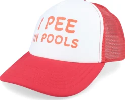 Trucker-Iconic I Pee In Pools Foam Black/White Trucker - Black, White