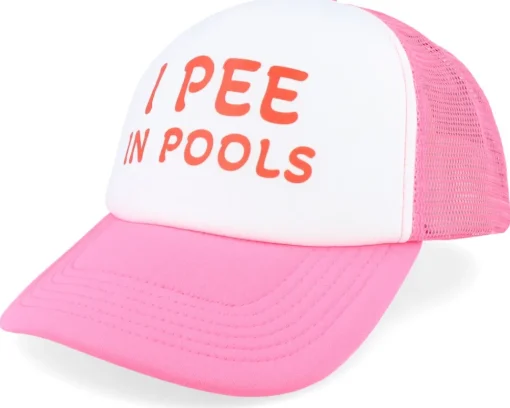 Trucker-Iconic I Pee In Pools Foam Black/White Trucker - Black, White