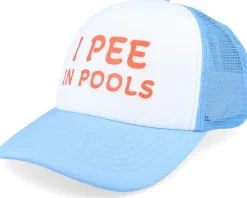 Trucker-Iconic I Pee In Pools Foam Sky Blue/White Trucker - Blue, White