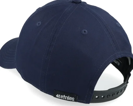 Dad Cap-Etnies Icon Destruct Navy Dad Cap -