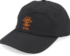 Dad Cap-Rip Curl Icons Search Cap Black Dad Cap -