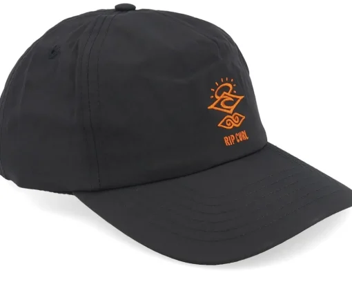 Dad Cap-Rip Curl Icons Search Cap Black Dad Cap -