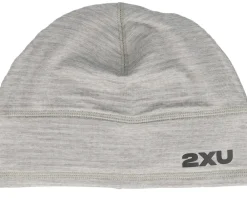 Best 2XU Ignition Carbon/Black Reflective Beanie - Grey
