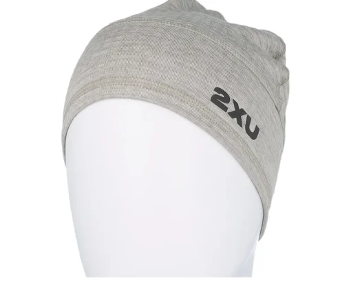 Sport-2XU Ignition Carbon/Black Reflective Beanie - Grey