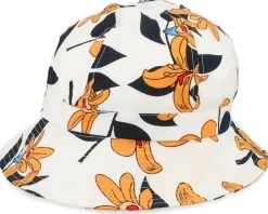 Online Seeberger In Tropical Fabric White Cloche -