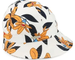 Online Seeberger In Tropical Fabric White Cloche -