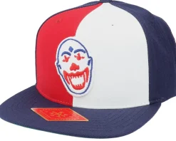 Snapback-American Needle Indianapolis Clowns 400 Series Red/Navy/White Snapback -