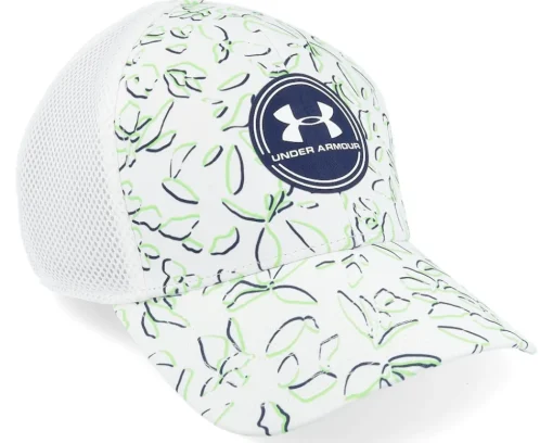 Flexfit-Under Armour Iso-chill Driver Mesh White Flexfit -