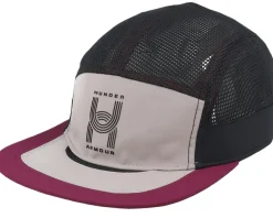 5-Panel-Under Armour Isochill Launch Camper Tetra Gray/Black/Purple 5-Panel -