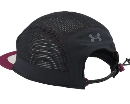 5-Panel-Under Armour Isochill Launch Camper Tetra Gray/Black/Purple 5-Panel -