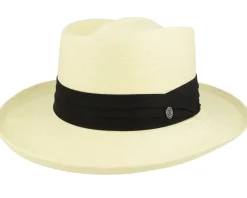 Straw Hat-Jaxon & James Ivory Toyo Gambler Natural Straw Hat -