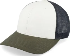 Clearance Equip Ivory/Dark Mesh/Black Trucker -