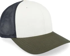 Clearance Equip Ivory/Dark Mesh/Black Trucker -