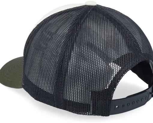 Clearance Equip Ivory/Dark Mesh/Black Trucker -