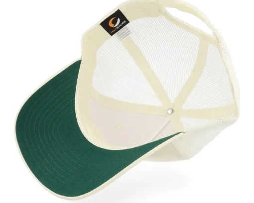 Sale Equip Ivory/Ivory/Light Forest A-frame Trucker - White