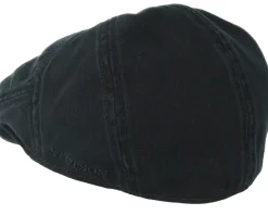 Flat Caps-Stetson Ivy Cap Cotton Black Flat cap -