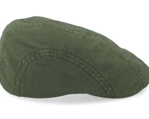 Discount Stetson Ivy Cap Delave Organic Cotton Forest Green Flat Cap -