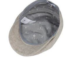 Outlet Lierys Ivy Cap Linen Flat Cap - Beige