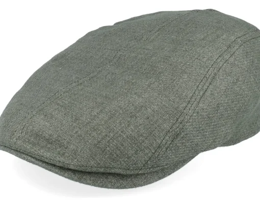 Outlet Lierys Ivy Cap Linen Flat Cap - Beige