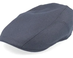 Flat Caps-Stetson Ivy Cap Wool Twill Charcoal Flat Cap -