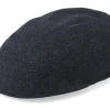 Flat Caps-Stetson Ivy Cap Wool/Cashmere Black Flat Cap -
