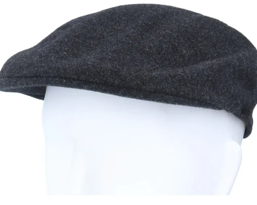 Flat Caps-Stetson Ivy Cap Wool/Cashmere Black Flat Cap -