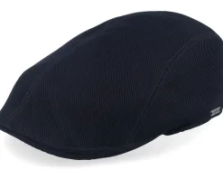 Flat Caps-Wigéns Ivy Modern Cap Black Flat Cap -