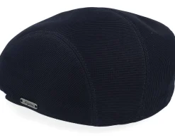 Flat Caps-Wigéns Ivy Modern Cap Black Flat Cap -