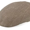 Flat Caps-Wigéns Ivy Modern Cap Brown Flat Cap -