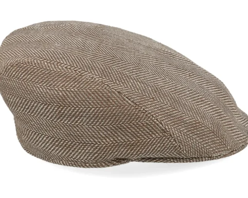 Flat Caps-Wigéns Ivy Modern Cap Brown Flat Cap -