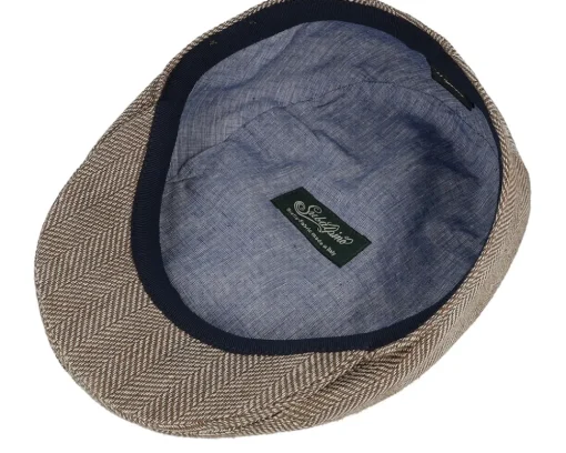 Flat Caps-Wigéns Ivy Modern Cap Brown Flat Cap -
