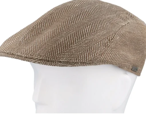 Flat Caps-Wigéns Ivy Modern Cap Brown Flat Cap -