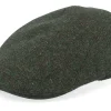 Outlet Wigéns Ivy Modern Cap Olive Melange Flat Cap - Green