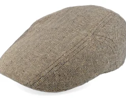 Best Stetson Ivy Silk/Cotton Tan Flat Cap -