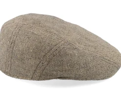 Best Stetson Ivy Silk/Cotton Tan Flat Cap -
