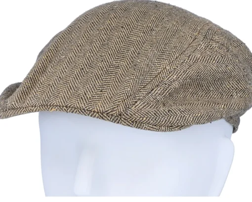 Best Stetson Ivy Silk/Cotton Tan Flat Cap -